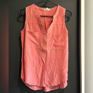 Lovestitch Coral Sleeveless Tank Top